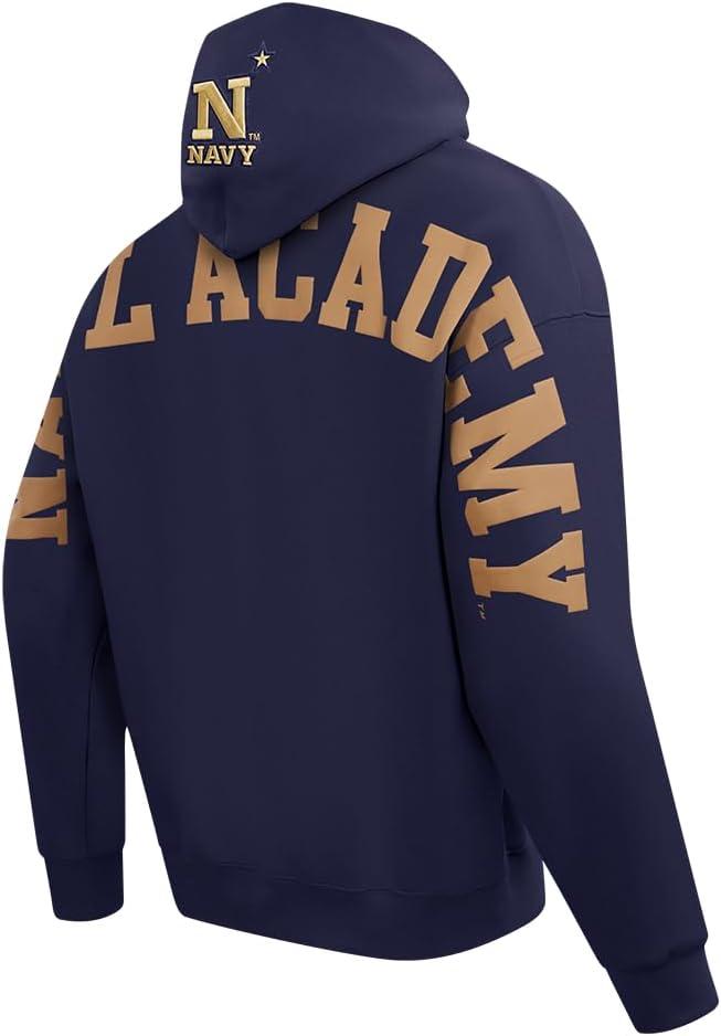 imagePro Standard NCAA mens Mens College Wingspan Fleece Pull Over HoodieMidnight Navy