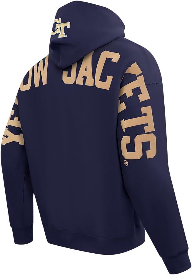imagePro Standard NCAA mens Mens College Wingspan Fleece Pull Over HoodieMidnight Navy