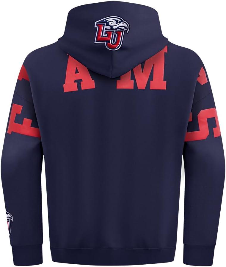 imagePro Standard NCAA mens Mens College Wingspan Fleece Pull Over HoodieMidnight Navy
