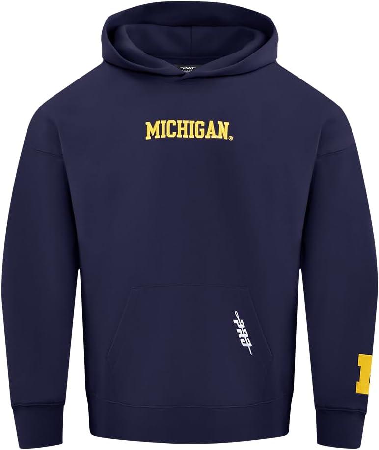 imagePro Standard NCAA mens Mens College Wingspan Fleece Pull Over HoodieMidnight Navy