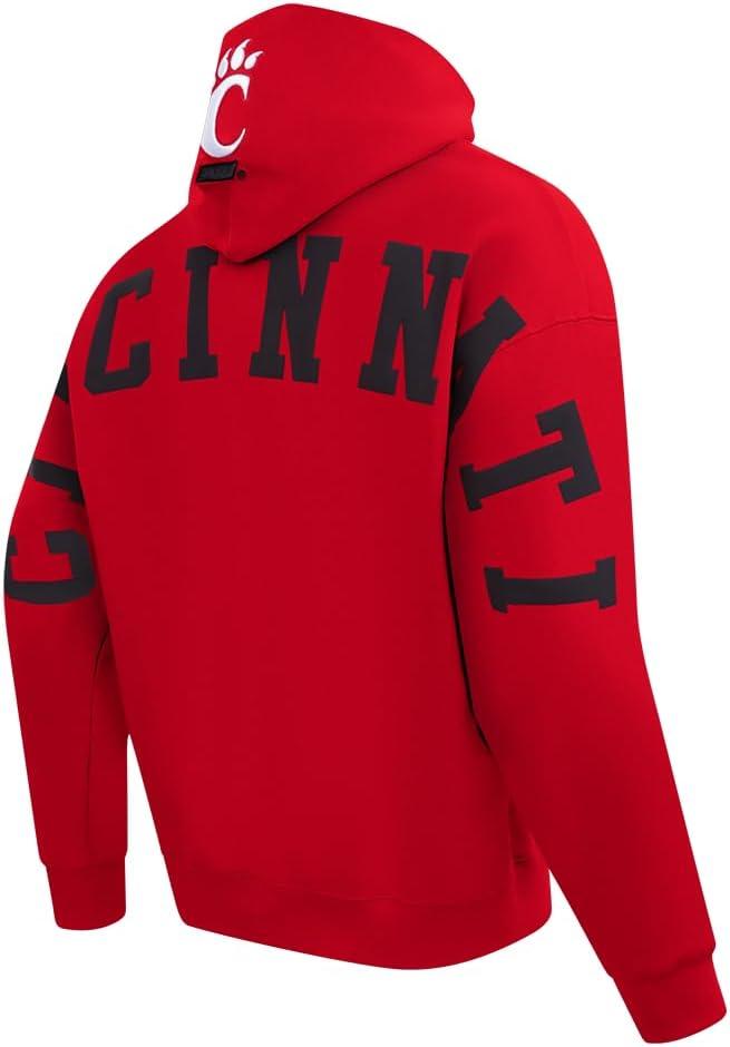 imagePro Standard NCAA mens Mens College Wingspan Fleece Pull Over HoodieRed