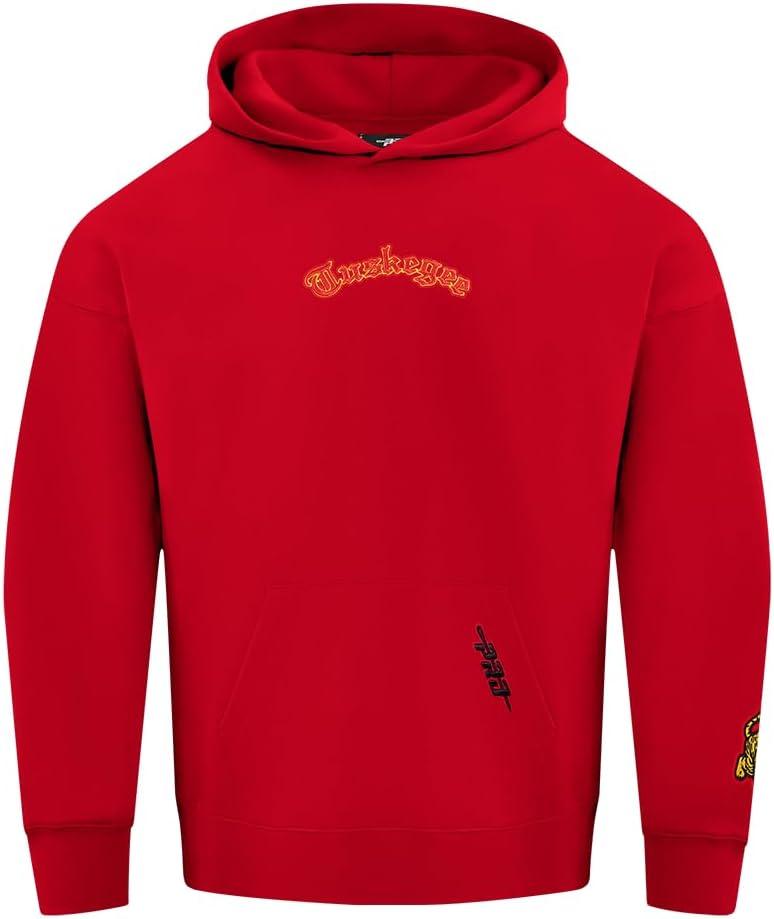 imagePro Standard NCAA mens Mens College Wingspan Fleece Pull Over HoodieRed