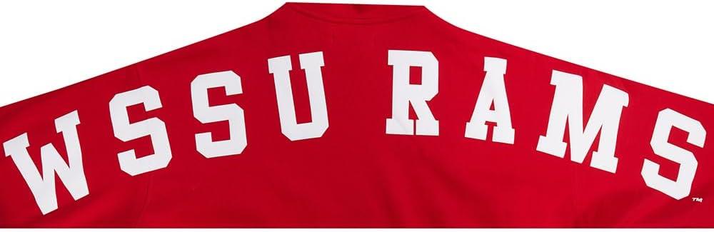 imagePro Standard NCAA mens Mens College Wingspan Fleece Pull Over HoodieRed