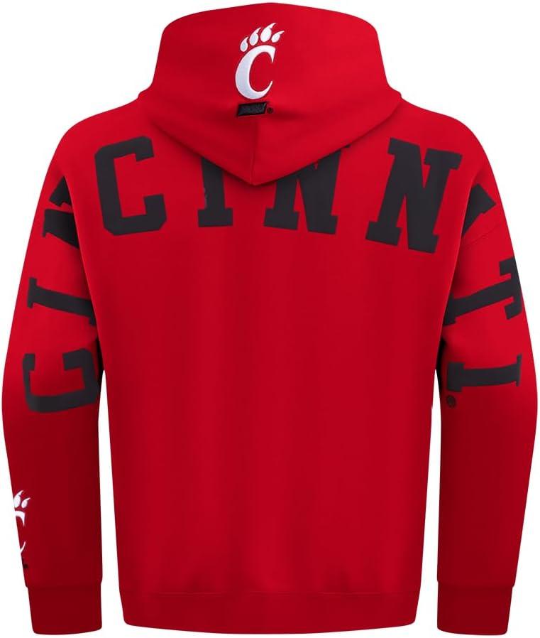 imagePro Standard NCAA mens Mens College Wingspan Fleece Pull Over HoodieRed