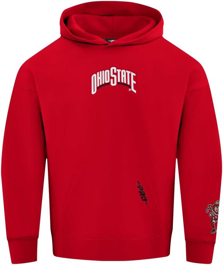 imagePro Standard NCAA mens Mens College Wingspan Fleece Pull Over HoodieRed