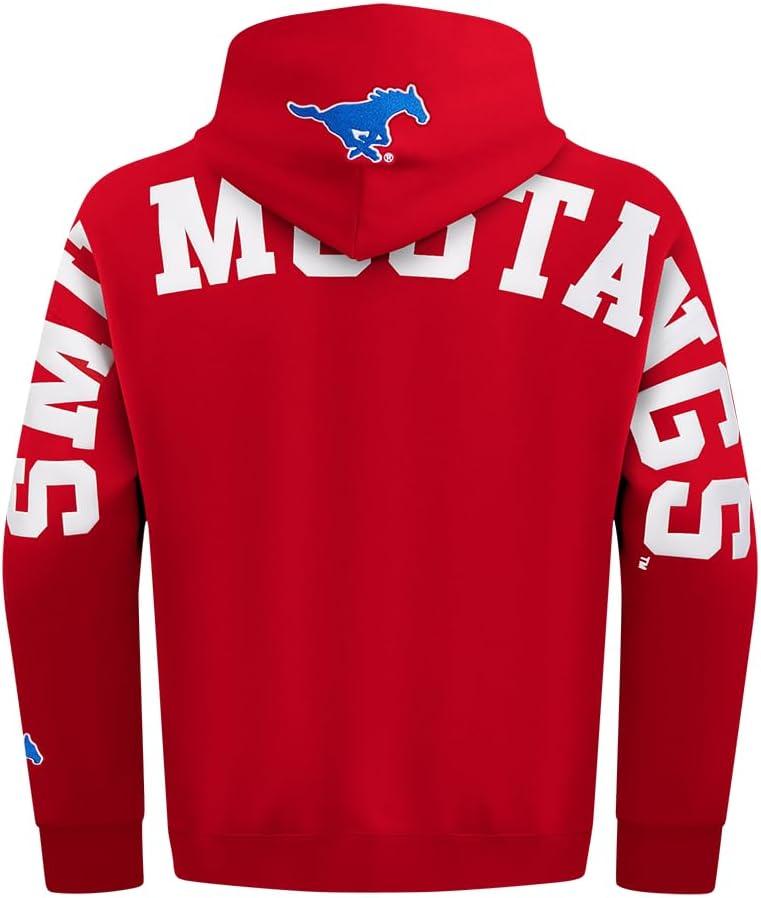 imagePro Standard NCAA mens Mens College Wingspan Fleece Pull Over HoodieRed