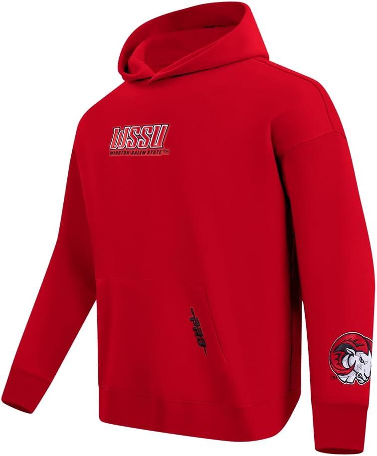 imagePro Standard NCAA mens Mens College Wingspan Fleece Pull Over HoodieRed