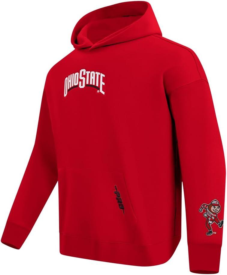 imagePro Standard NCAA mens Mens College Wingspan Fleece Pull Over HoodieRed