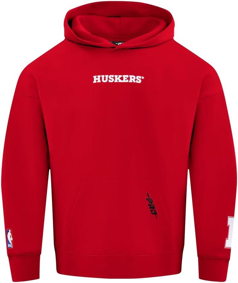 imagePro Standard NCAA mens Mens College Wingspan Fleece Pull Over HoodieRed