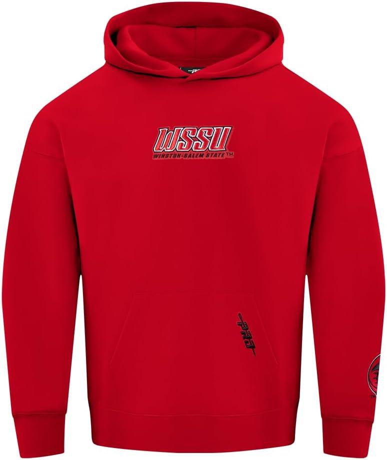 imagePro Standard NCAA mens Mens College Wingspan Fleece Pull Over HoodieRed