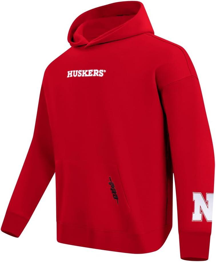 imagePro Standard NCAA mens Mens College Wingspan Fleece Pull Over HoodieRed