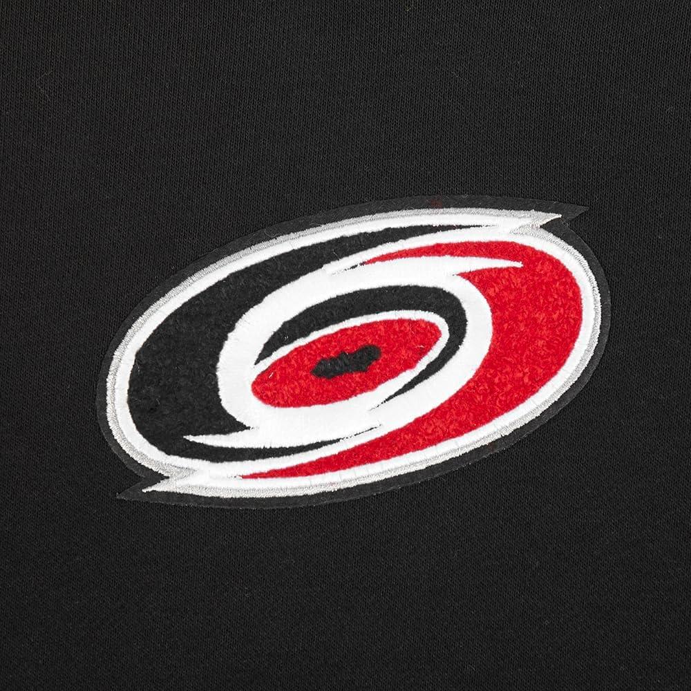 imagePro Standard NHL womens Womens Nhl Classic Chenille Brushed Back French Terry Cropped Pullover HoodieBlack