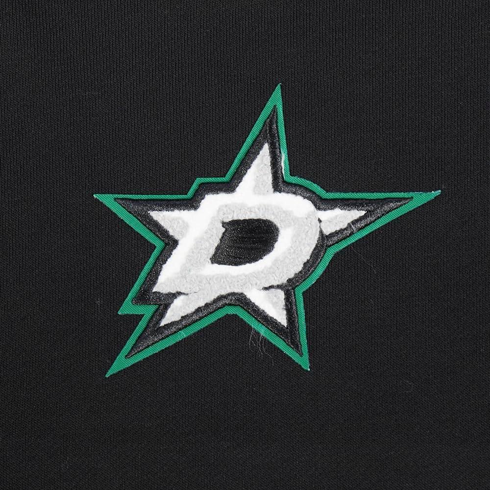 imagePro Standard NHL womens Womens Nhl Classic Chenille Brushed Back French Terry Cropped Pullover HoodieBlack