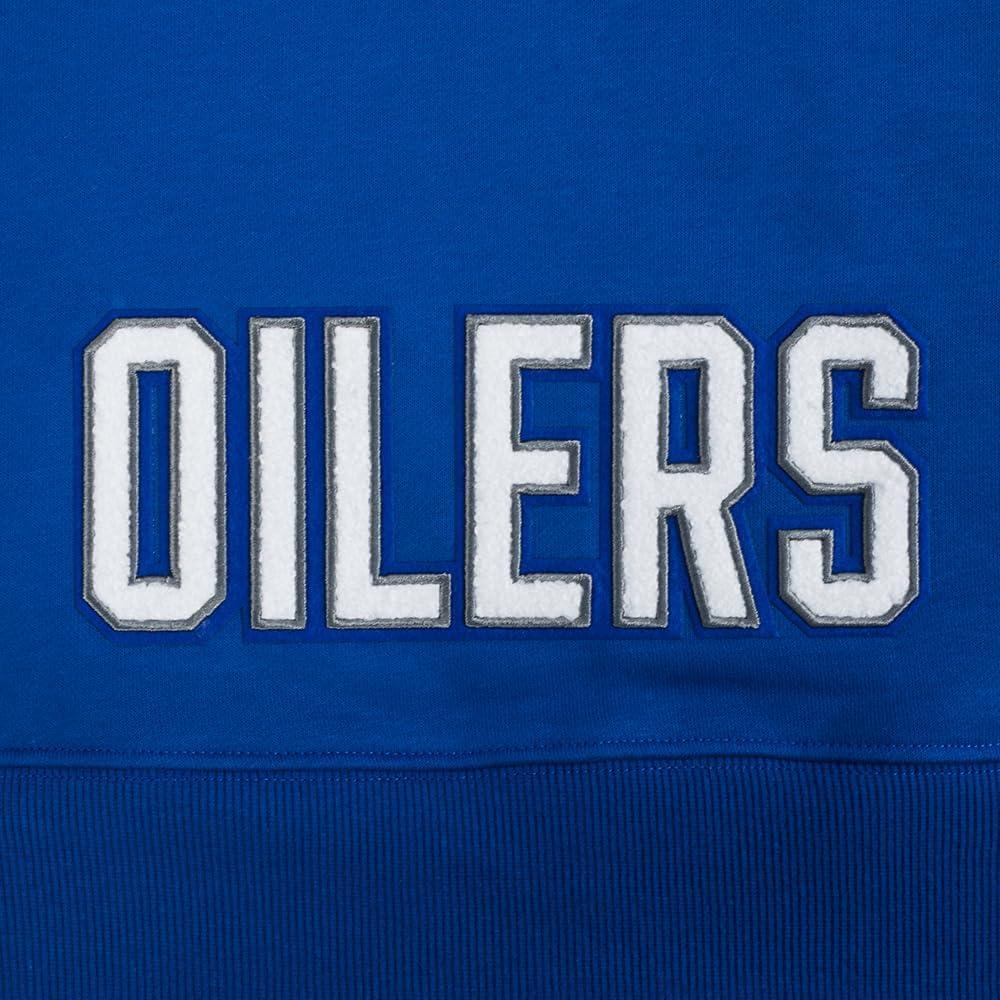 imagePro Standard NHL womens Womens Nhl Classic Chenille Brushed Back French Terry Cropped Pullover HoodieDodger Blue
