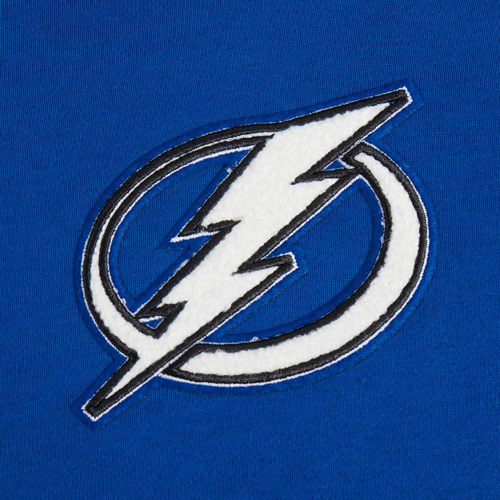 imagePro Standard NHL womens Womens Nhl Classic Chenille Brushed Back French Terry Cropped Pullover HoodieDodger Blue
