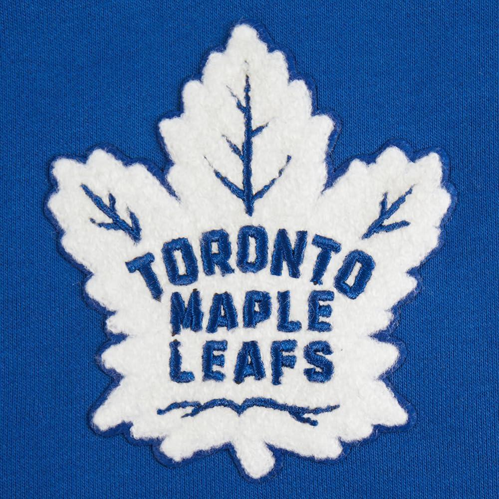 imagePro Standard NHL womens Womens Nhl Classic Chenille Brushed Back French Terry Cropped Pullover HoodieDodger Blue
