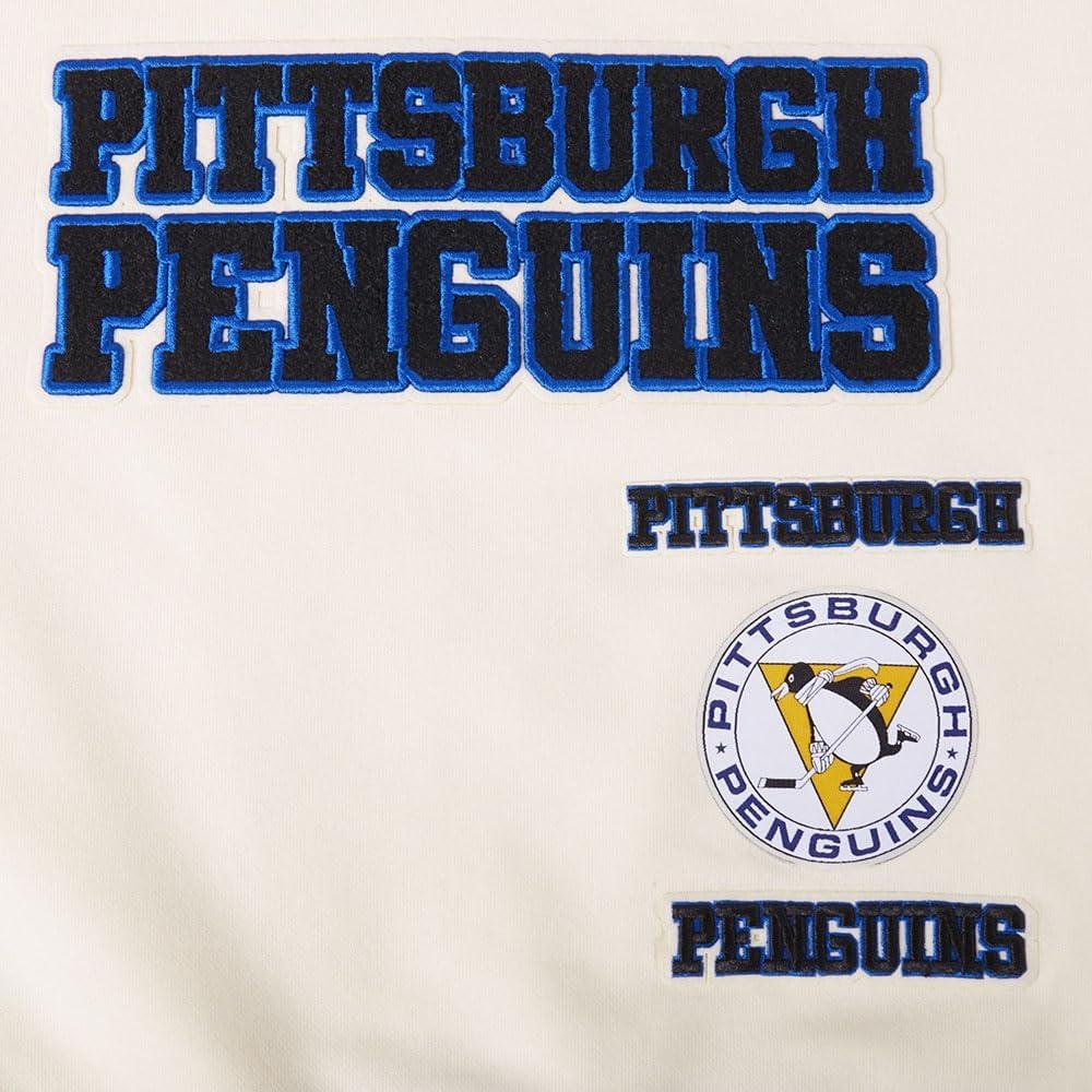 imagePro Standard NHL womens Womens Nhl Retro Classics Brushed Back French Terry Crewneck SweatshirtEggshell Black