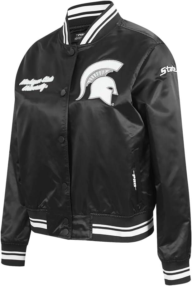 imagePro Standard Womens College Classic Essentials Satin JacketBlack