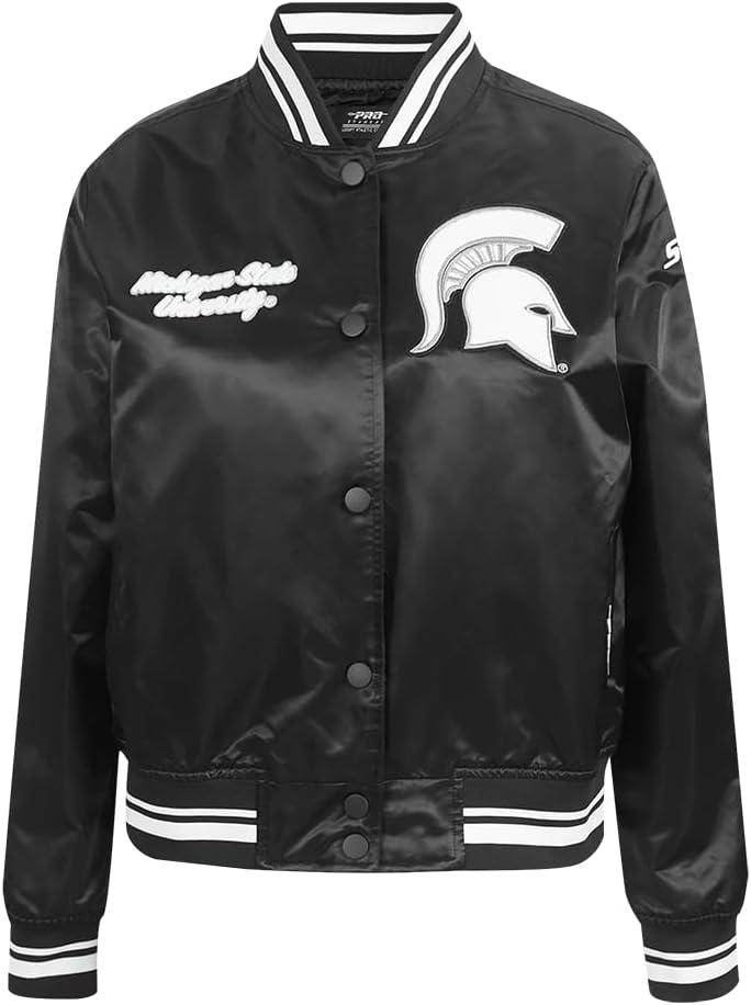 imagePro Standard Womens College Classic Essentials Satin JacketBlack