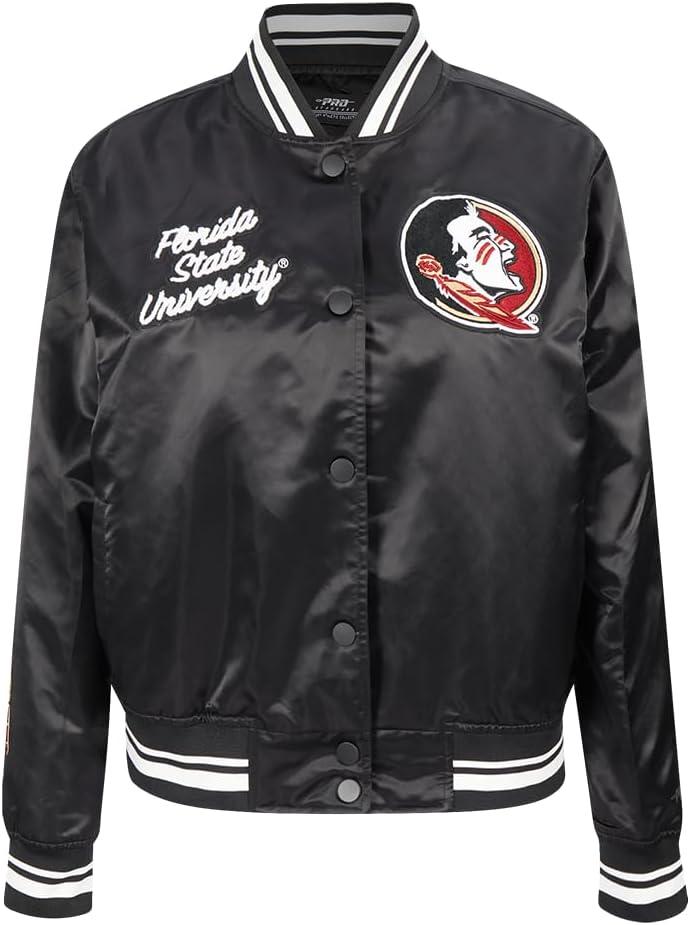 imagePro Standard Womens College Classic Essentials Satin JacketBlack