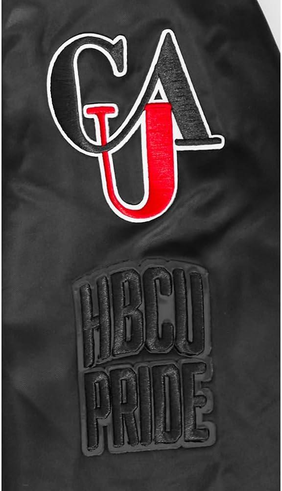 imagePro Standard Womens College Classic Essentials Satin JacketBlackRedBlack