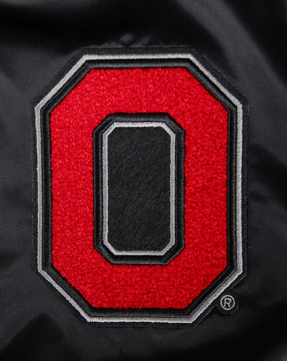 imagePro Standard Womens College Classic Essentials Satin JacketBlackRedBlack