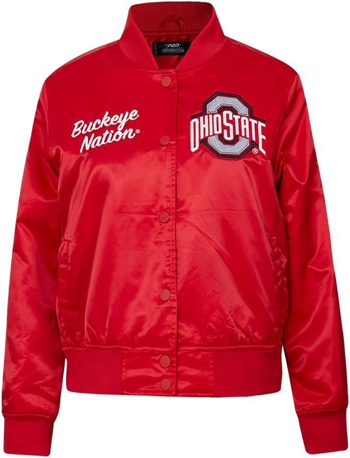 imagePro Standard Womens College Classic Essentials Satin JacketRed