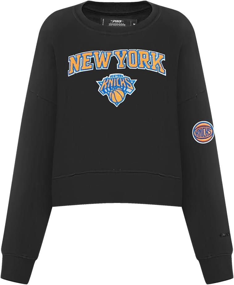 imagePro Standard Womens NBA Classic Chenille Crewneck SweatshirtBlack