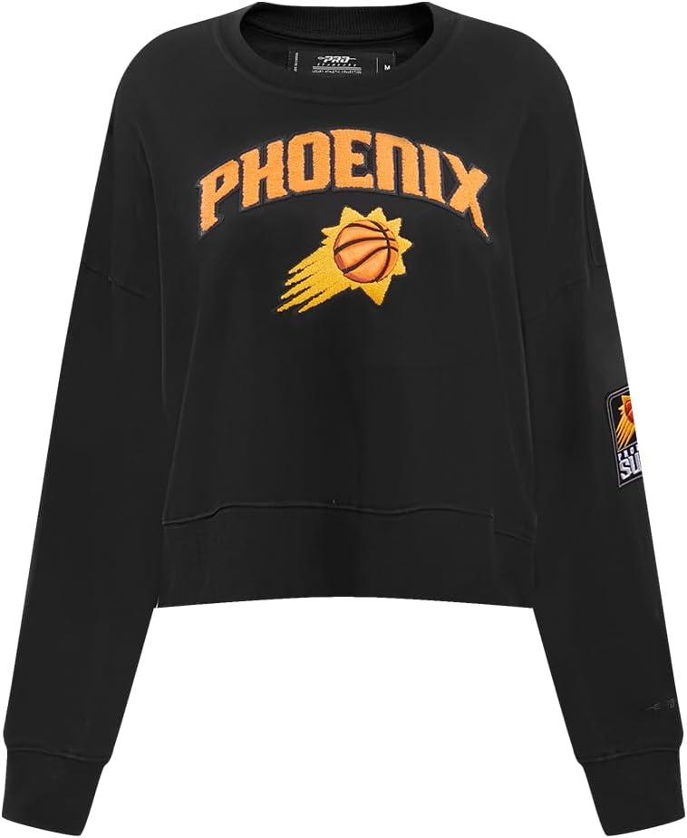 imagePro Standard Womens NBA Classic Chenille Crewneck SweatshirtBlack
