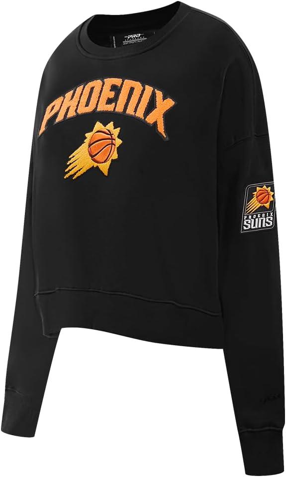 imagePro Standard Womens NBA Classic Chenille Crewneck SweatshirtBlack
