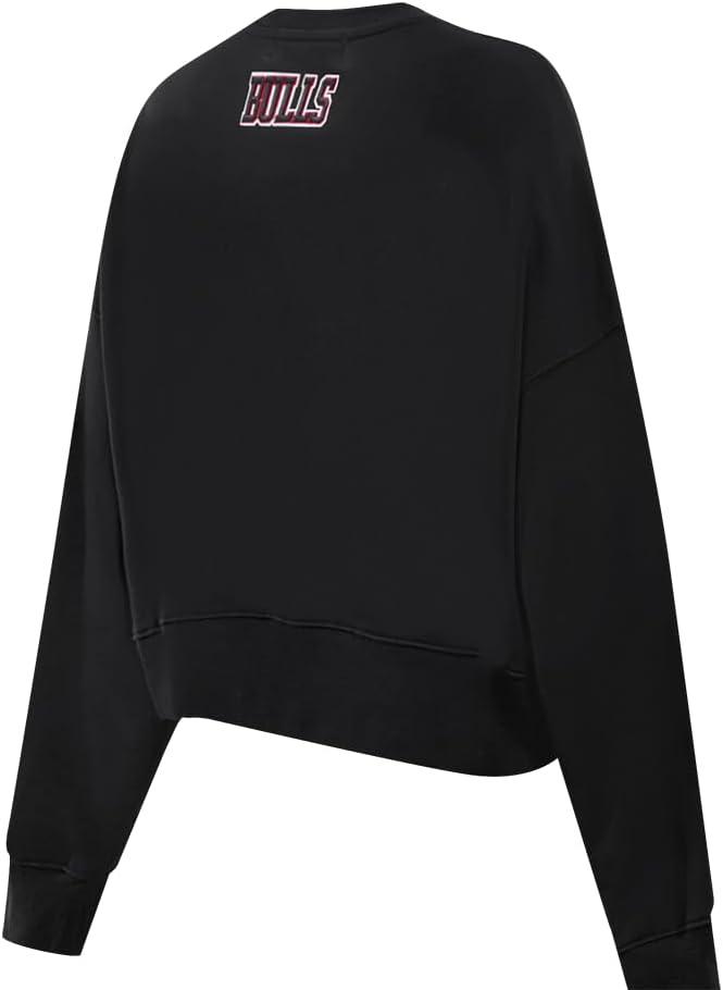 imagePro Standard Womens NBA Classic Chenille Crewneck SweatshirtBlack
