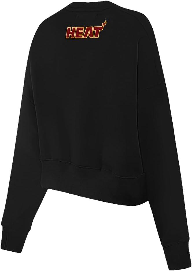 imagePro Standard Womens NBA Classic Chenille Crewneck SweatshirtBlack