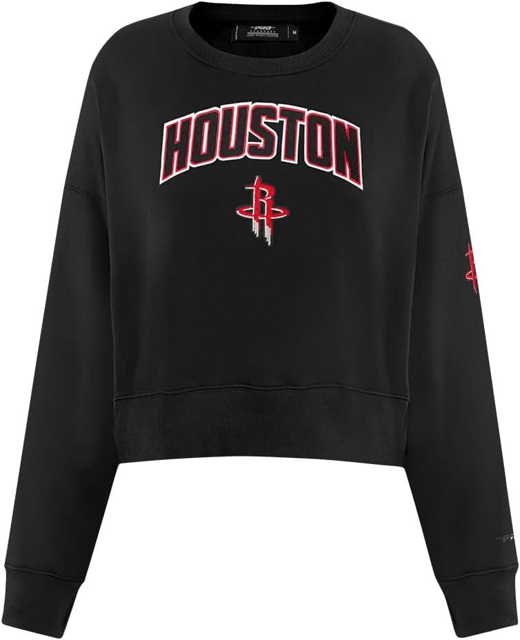imagePro Standard Womens NBA Classic Chenille Crewneck SweatshirtBlack