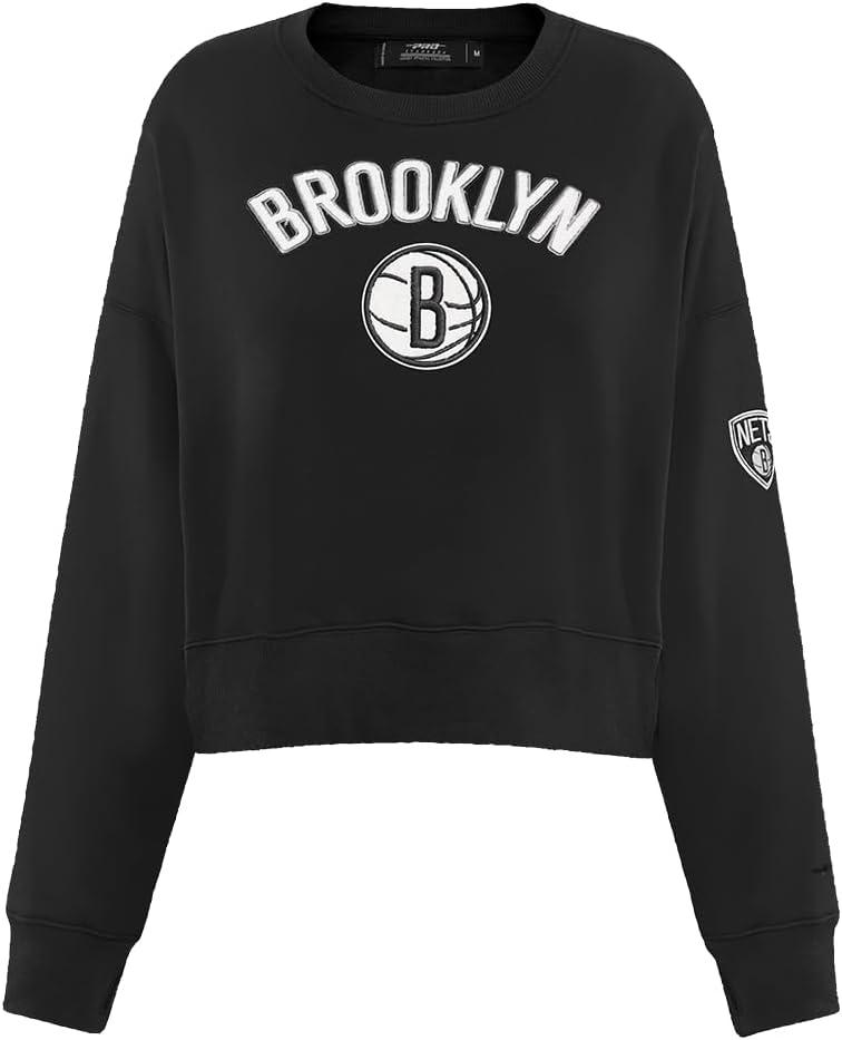 imagePro Standard Womens NBA Classic Chenille Crewneck SweatshirtBlack