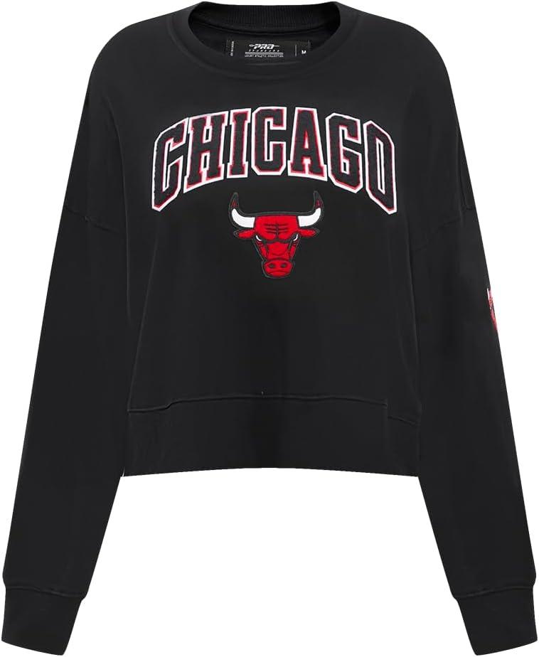 imagePro Standard Womens NBA Classic Chenille Crewneck SweatshirtBlack