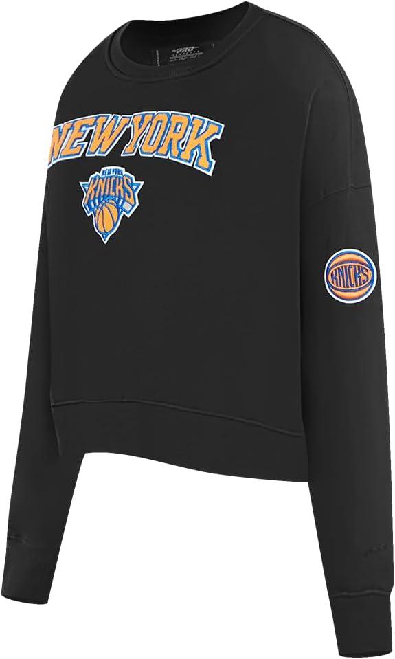 imagePro Standard Womens NBA Classic Chenille Crewneck SweatshirtBlack