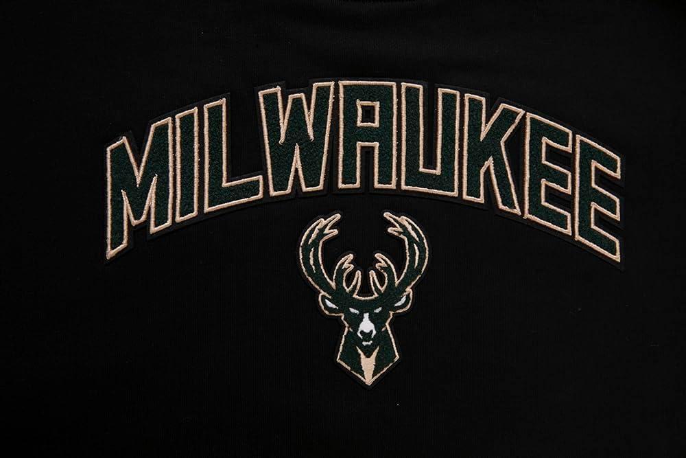 imagePro Standard Womens NBA Classic Chenille Crewneck SweatshirtBlack