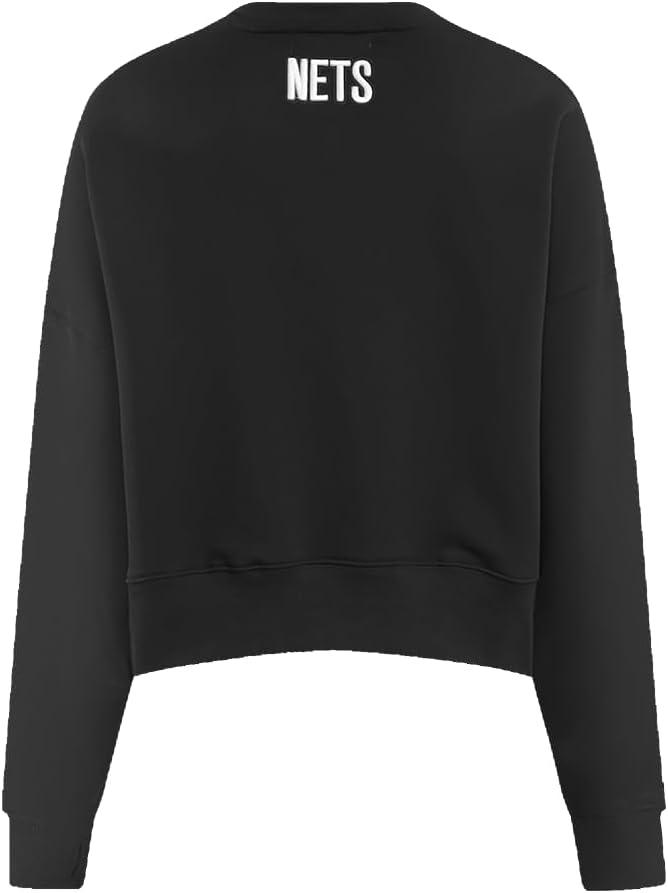 imagePro Standard Womens NBA Classic Chenille Crewneck SweatshirtBlack