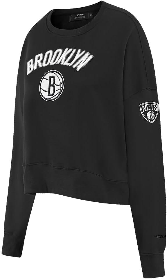 imagePro Standard Womens NBA Classic Chenille Crewneck SweatshirtBlack