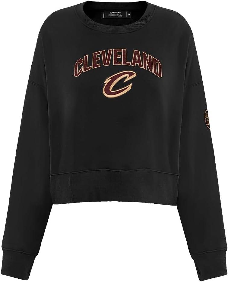 imagePro Standard Womens NBA Classic Chenille Crewneck SweatshirtBlack