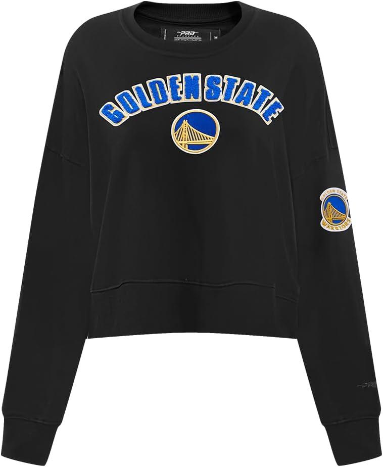 imagePro Standard Womens NBA Classic Chenille Crewneck SweatshirtBlack
