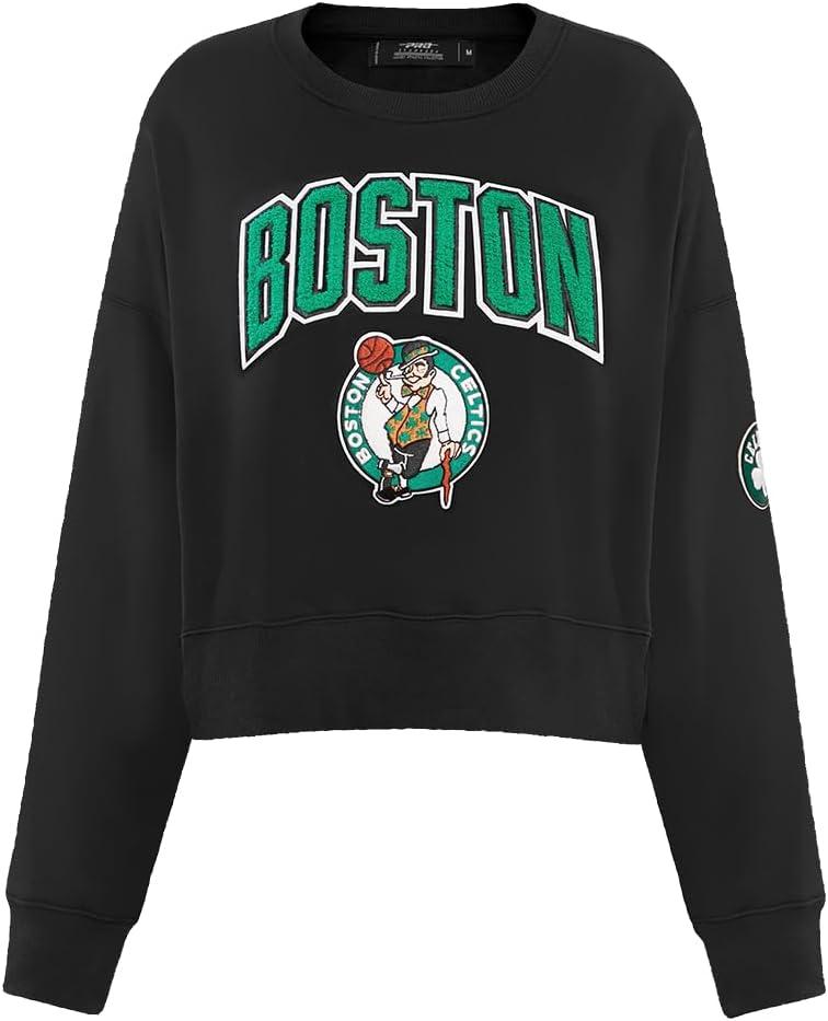 imagePro Standard Womens NBA Classic Chenille Crewneck SweatshirtBlack