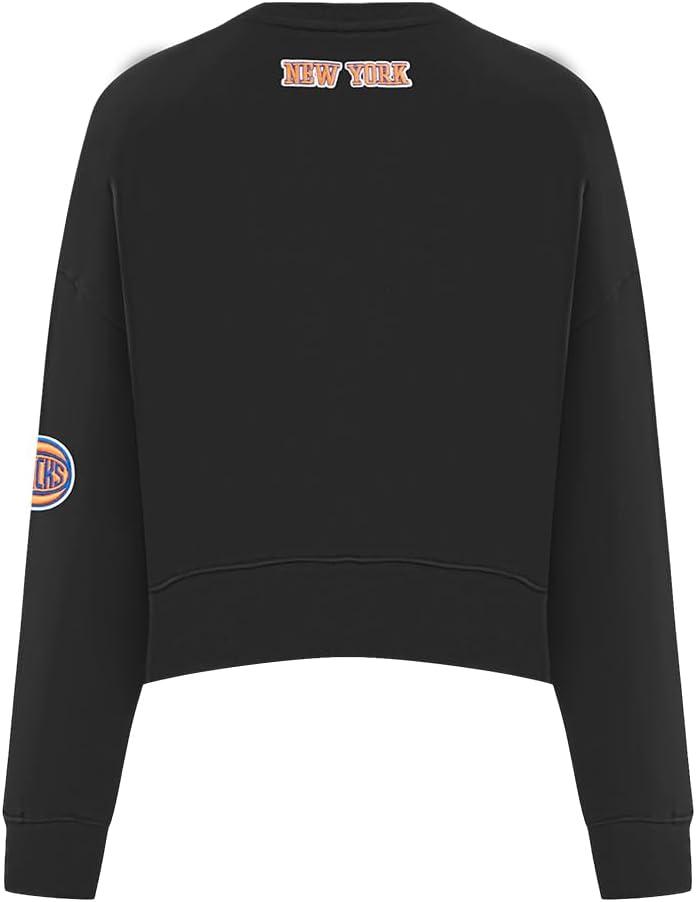 imagePro Standard Womens NBA Classic Chenille Crewneck SweatshirtBlack