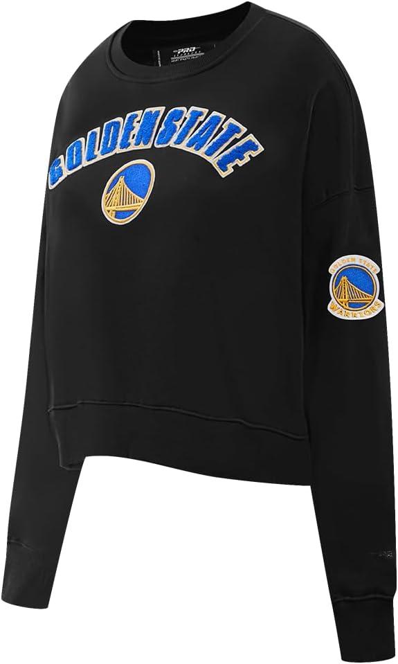 imagePro Standard Womens NBA Classic Chenille Crewneck SweatshirtBlack