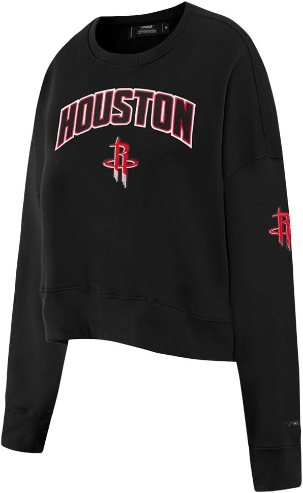 imagePro Standard Womens NBA Classic Chenille Crewneck SweatshirtBlack
