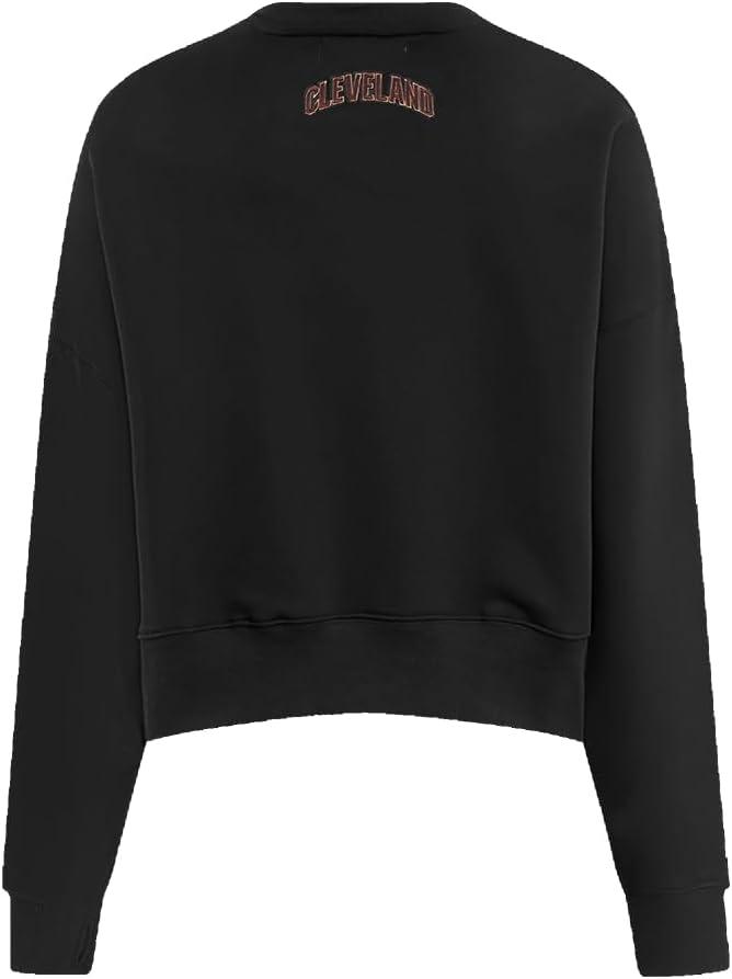 imagePro Standard Womens NBA Classic Chenille Crewneck SweatshirtBlack