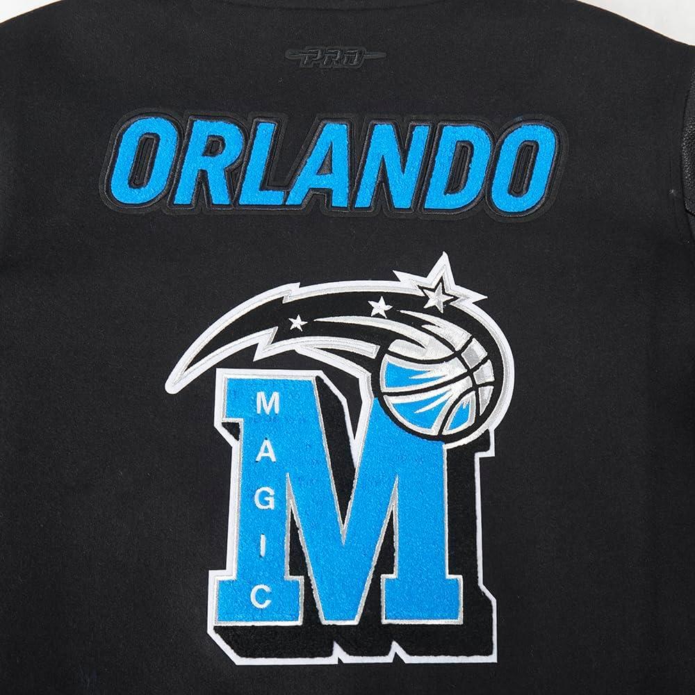 imagePro Standard Womens NBA Mash Up Varsity JacketBlackGray