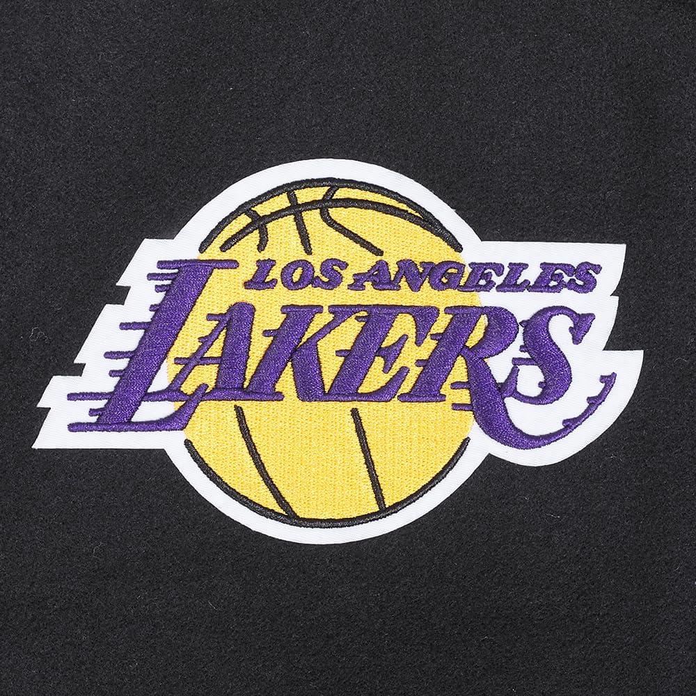 imagePro Standard Womens NBA Mash Up Varsity JacketBlackPurple