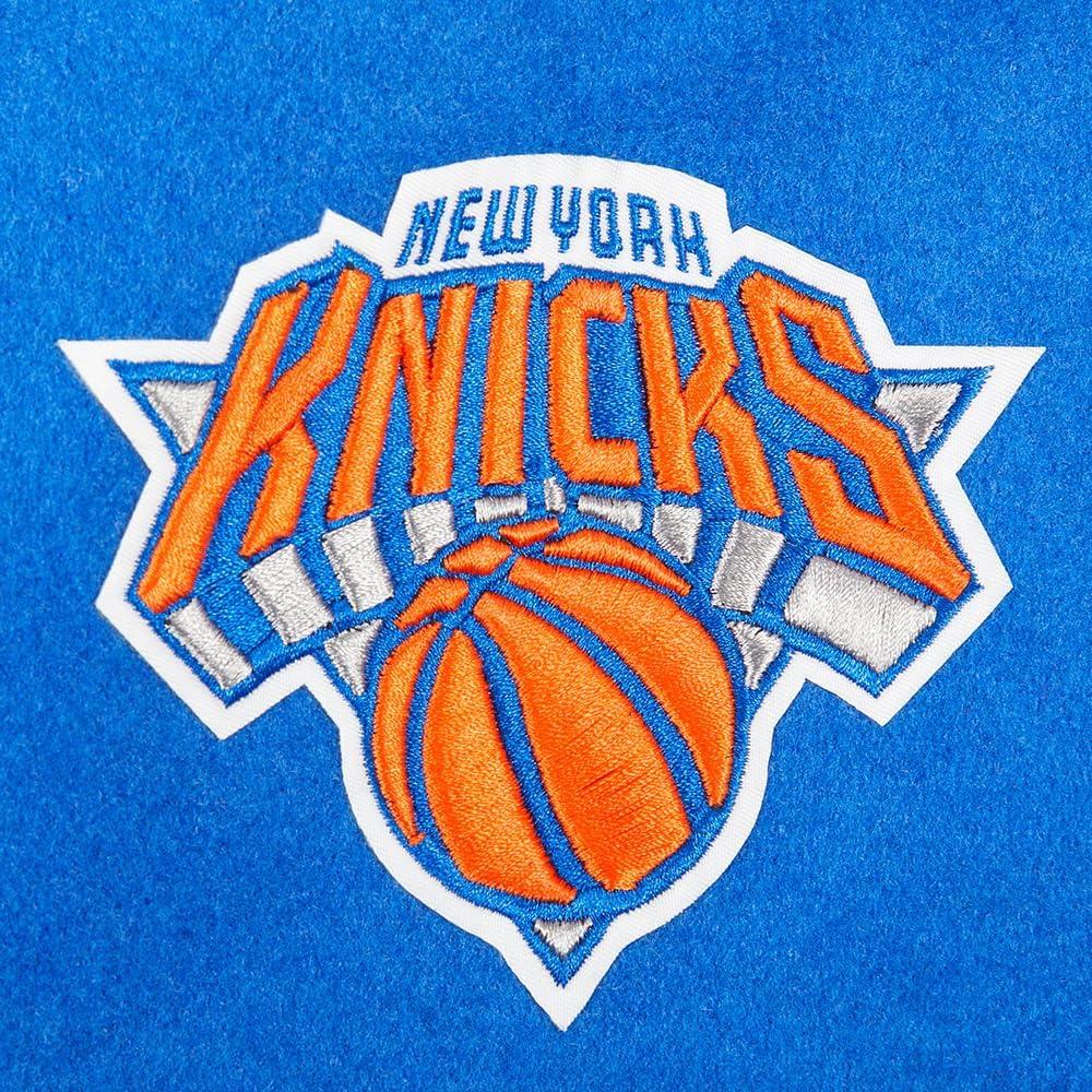 imagePro Standard Womens NBA Mash Up Varsity JacketRoyalOrangeRoyal