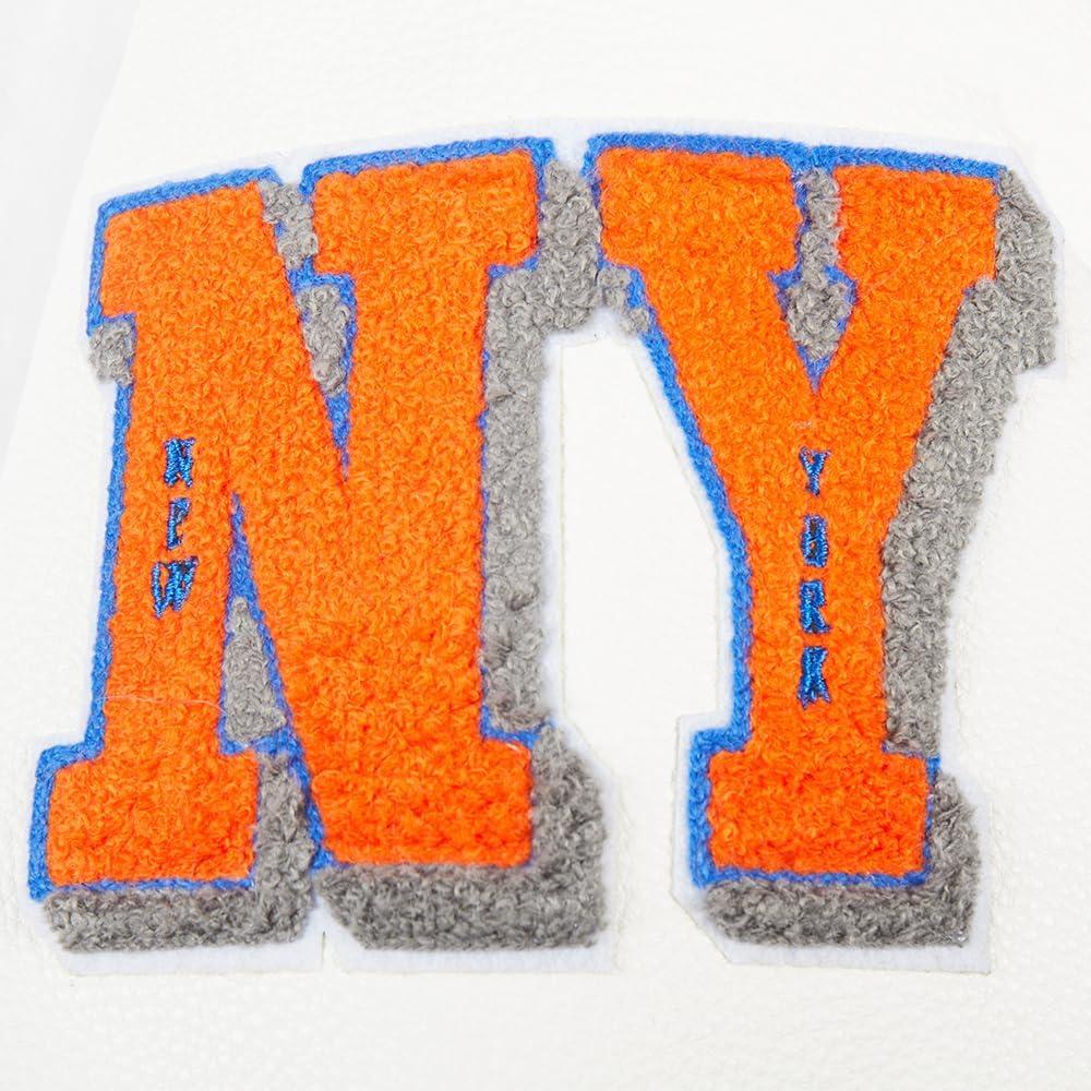 imagePro Standard Womens NBA Mash Up Varsity JacketRoyalOrangeRoyal